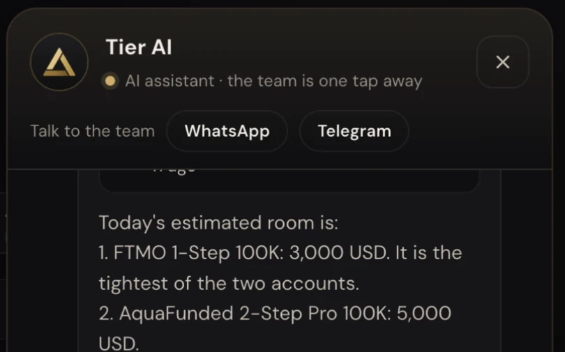 TierAlba web app: Tier AI
